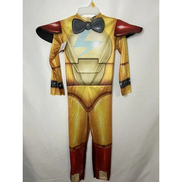 Five Nights Freddys GlamRock Freddy Jumpsuit (No Mask) Boys Medium Costume - Picture 3 of 5